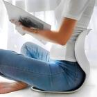 Almofada De Apoio Lombar Cadeira Correção Coluna Gg - Azul