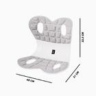 Almofada De Apoio Lombar Cadeira Correção Coluna M - Cinza