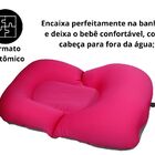 Almofada De Banho Para Bebê  Rosa