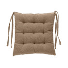 Almofada De Cadeira Futton Com Amarração 40x40cm Camurça