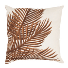 Almofada de Encosto para Jardim 43x43cm Sarja Nature Terracota Naterial