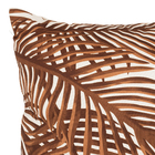 Almofada de Encosto para Jardim 43x43cm Sarja Nature Terracota Naterial