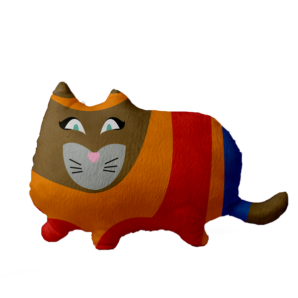 Almofada De Gato Para Sofá Sala Decorativa Maravilha Amarelo