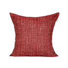 Almofada De Linho Palha Lisa 45cm X 45cm Com Enchimento De Si