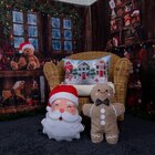 Almofada De Natal Biscoito Ginger Bread 426 37x52  Belchior