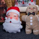 Almofada De Natal Biscoito Ginger Bread 426 37x52  Belchior