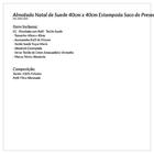 Almofada De Natal De Suede 40cm X 40cm Estampada Saco De Pres