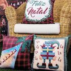 Almofada De Natal Rena 423 Belchior 43x43cm