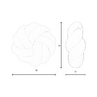 Almofada De Nó Circle Azul Claro