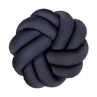 Almofada De Nó Circle Cinza Chumbo