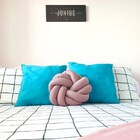 Almofada De Nó Circle Rosa Antigo