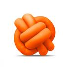 Almofada De Nó Decorativa - Laranja