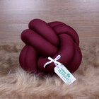 Almofada De Nó Escandinadvo Marsala, Rosê E Verde Água 3 Unid