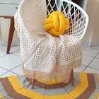 Almofada De Nó Escandinavo Amarelo