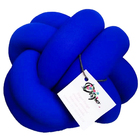 Almofada De Nó Escandinavo Azul Royal