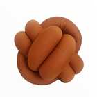 Almofada De Nó Escandinavo Caramelo