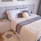 Almofada De Nó Escandinavo Cinza