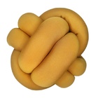 Almofada De Nó Escandinavo Mostarda