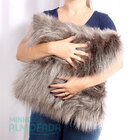 Almofada De Pêlo Alto Longo 45cm Com Chumbo Com Refil De Sili