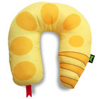 Almofada De Pescoço Cobrinha Cascavel Rosa - 35 X 35 Cm