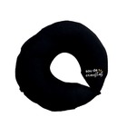 Almofada De Pescoço Para Viagem Preta Sou De Exaustas Preto