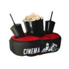 Almofada De Pipoca Cinema Preto