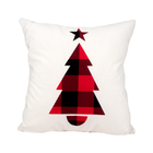 Almofada Decoração Natal 2 Unidades Tecido Suede Estampado 40