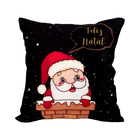 Almofada Decoração Para Natal 2 Unidades Estampada De Suede 4