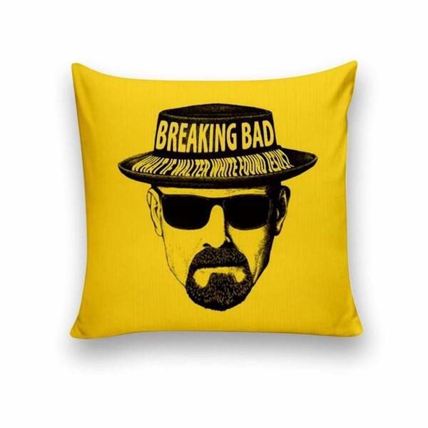 Almofada Decorativa 25x25 Breaking Bad Amarelo