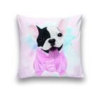 Almofada Decorativa 25x25 Cheias Bulldog Frances Moletom