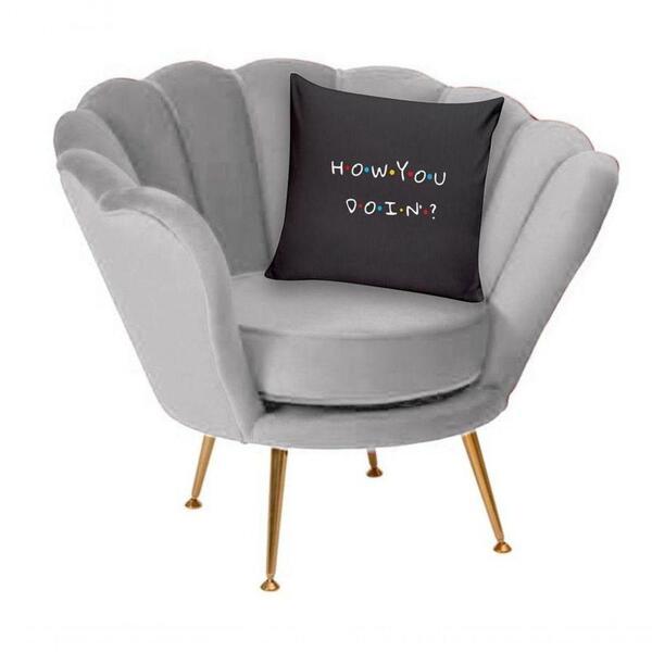 Almofada Decorativa 25x25 Cheias How You Doin Friends
