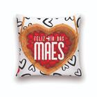 Almofada Decorativa 25x25 Dias Das Mães Feliz Dia Das Mães
