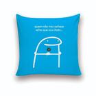 Almofada Decorativa 25x25 Flork Chato Azul