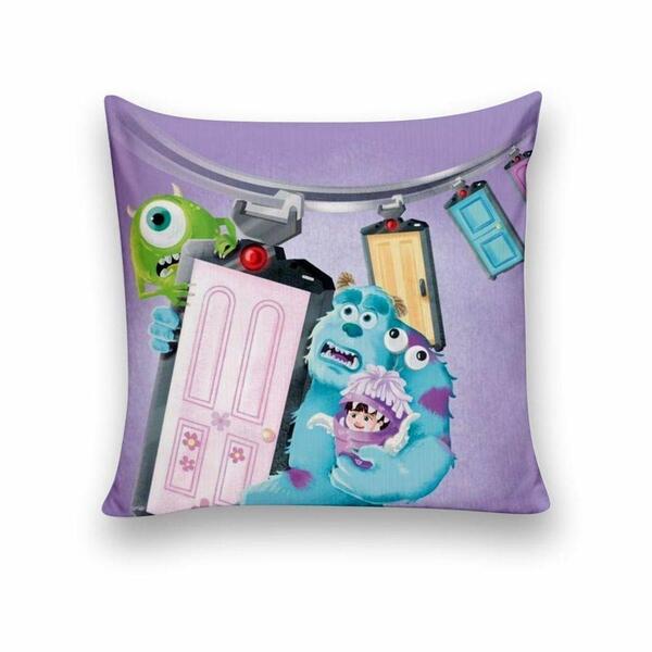 Almofada Decorativa 25x25 Monstro S.a Porta Rosa