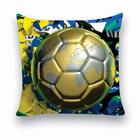 Almofada Decorativa 25x25 Personalizado Cheias Bola Futebol B