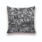 Almofada Decorativa 25x25 Personalizado Cheias Dollar Nome