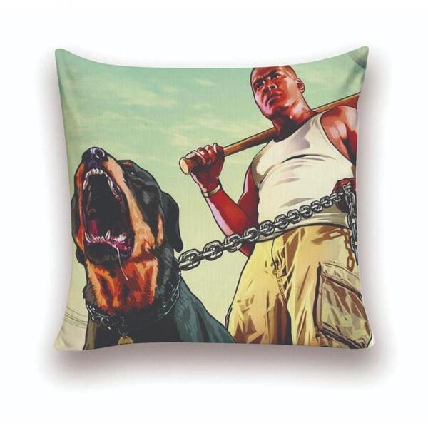 Almofada Decorativa 25x25 Personalizado Cheias Gta Franklin