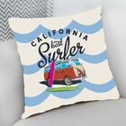Almofada Decorativa 25x25 Surf Califórnia Kombi