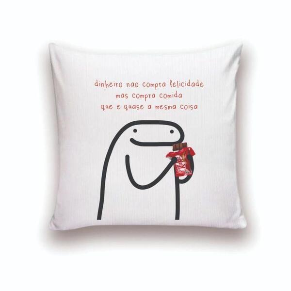 Almofada Decorativa 40x40 Flork Dinheiro Não Compra 2