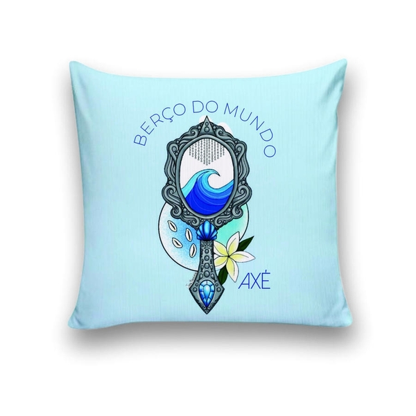 Almofada Decorativa 40x40 Personalizado Cheias Berço Do Mundo