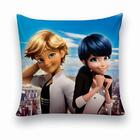 Almofada Decorativa 40x40 Personalizado Cheias Miraculous
