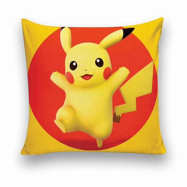 Almofada Decorativa 40x40 Personalizado Cheias Pikachu Esfera