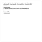 Almofada Decorativa Branca Estampada 45cm X 45cm Com Refil De