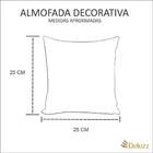 Almofada Decorativa Cheia C/ Zíper 25x25 Cabine De Lancha