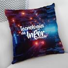 Almofada Decorativa Cheia C/ Zíper 25x25 Ti