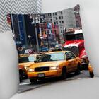 Almofada Decorativa Cheia C/ Zíper 25x25cm  New York