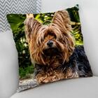 Almofada Decorativa Cheia C/ Zíper 25x25cm  Yorkshire