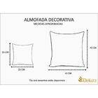 Almofada Decorativa Cheia C/ Zíper 25x25cm, Harley Davidson