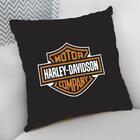 Almofada Decorativa Cheia C/ Zíper 25x25cm, Harley Davidson