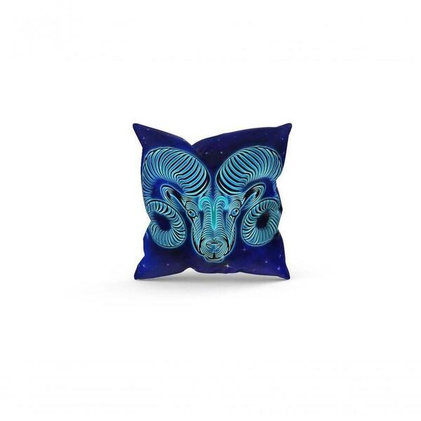 Almofada Decorativa Cheia C/ Zíper 40x40 Áries